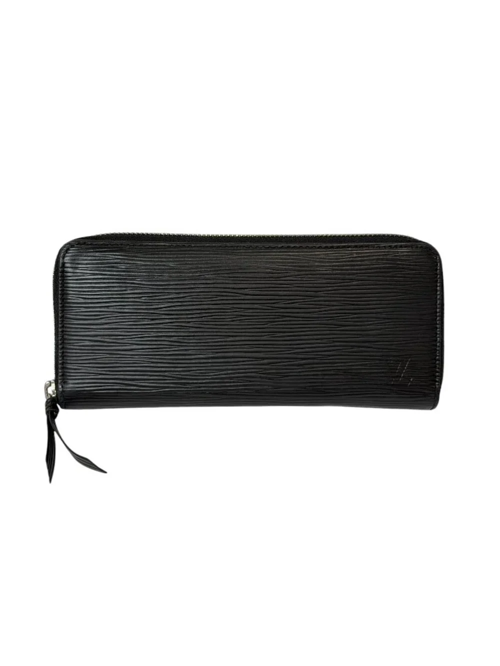 Louis Vuitton 2015 France Black Epi Leather Zippy Wallet
